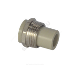 Штуцер PP-R комбинированный серый Дн 20х3/4" НР VALFEX 10137120Г