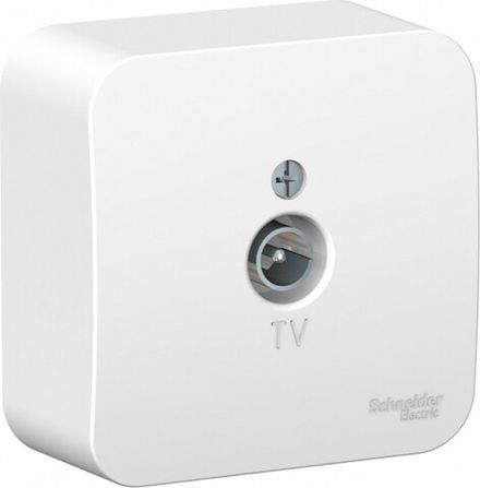 Розетка телевизионная Systeme Electric Blanca Бел оконечная TV с изол. пласт