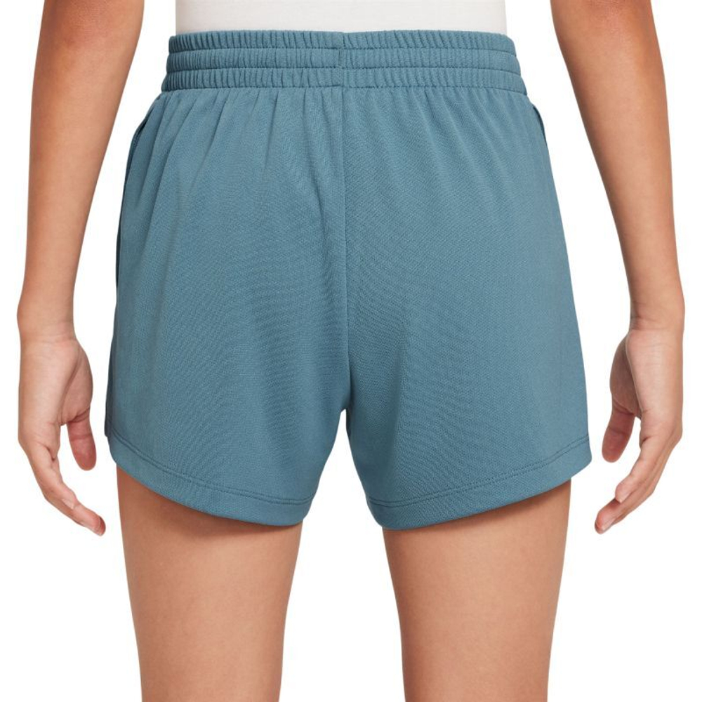 Шорты для мальчика теннисные Nike Boys Multi Dri-FIT Split - дымчатый синий/черный