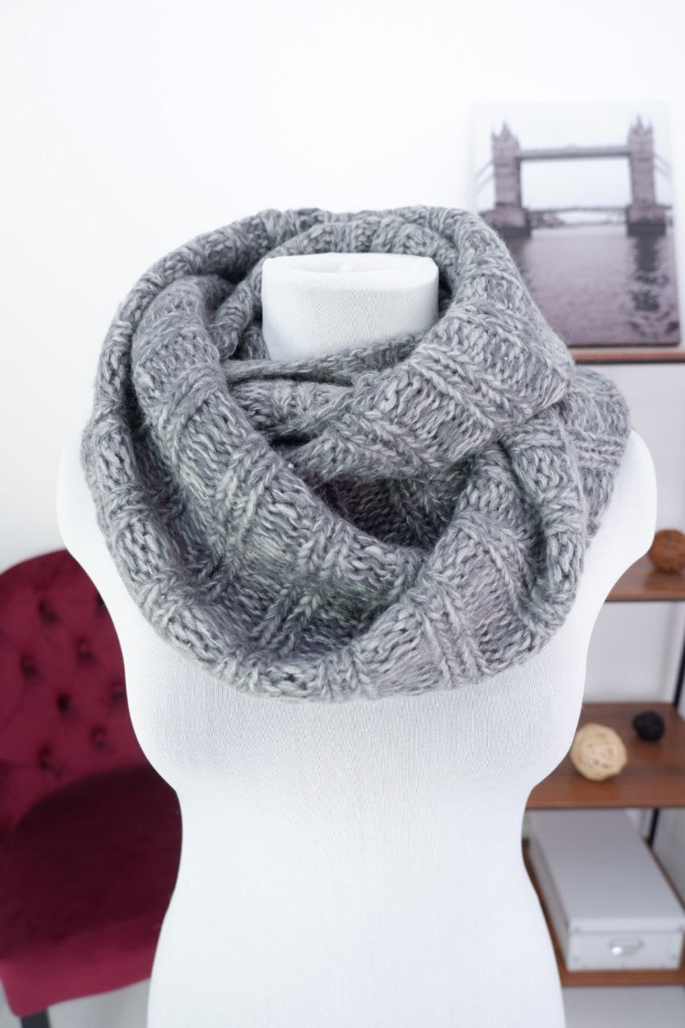 Снуд шерстяной