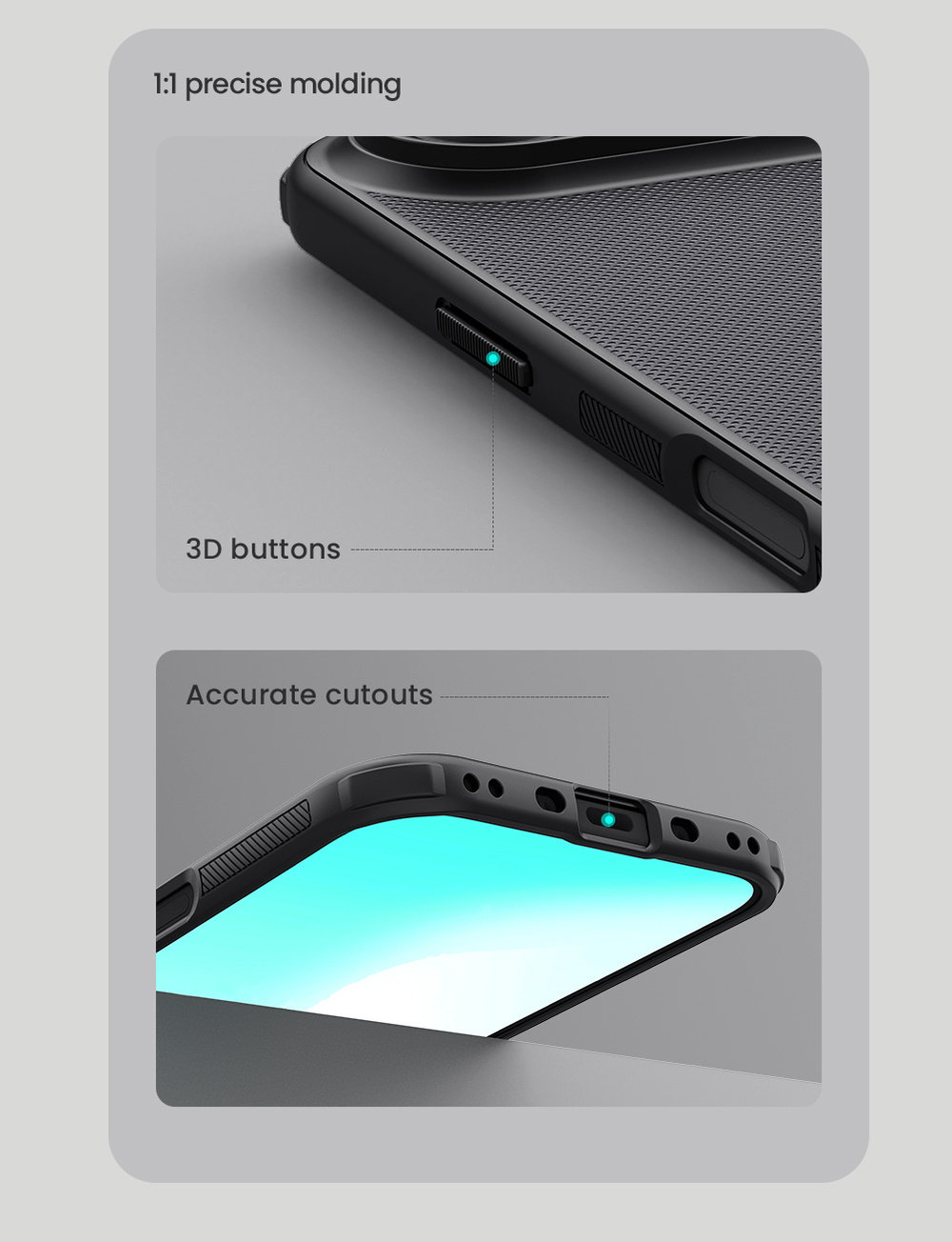 Противоударный чехол черного цвета от Nillkin для iPhone 17 Air, серия Super Frosted Shield Pro