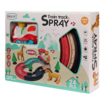 Железная дорога на бат. со светом, звуком и дымом, коробка 1388-01