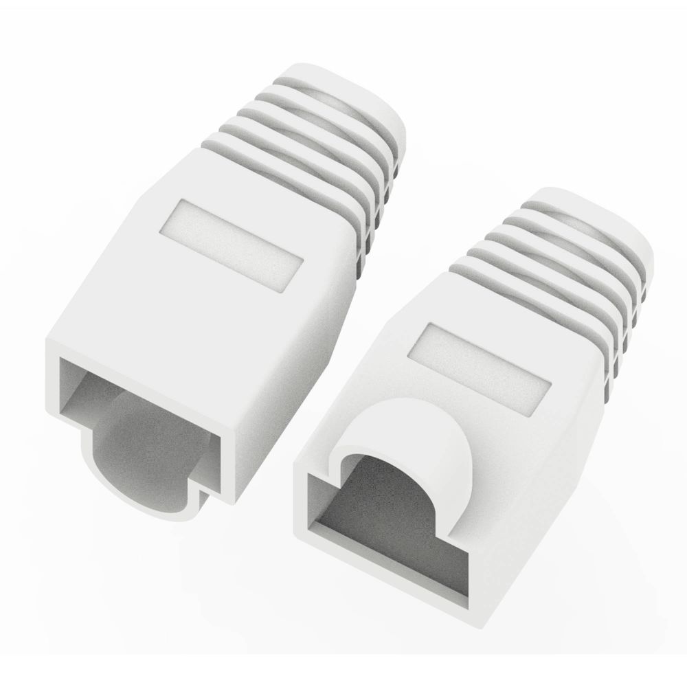 Колпачок защитный для коннекторов RJ45,  до 6 мм, белый