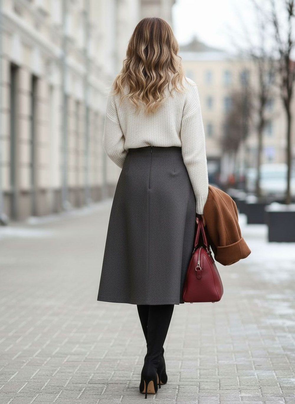 Юбка 2672707 серый