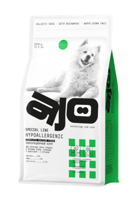 AJO Dog Medium Adult HYPO Оленина 2кг.
