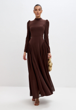 Платье макси с завязками