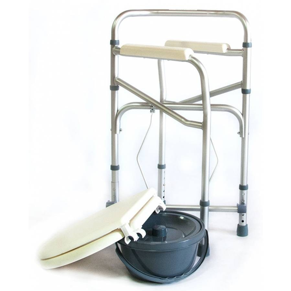 Кресло-стул с санитарным оснащением Мега-Оптим FS894 (L)