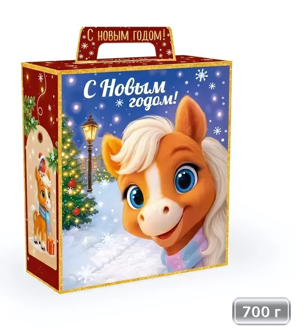 Коробка А5 "С Новым годом!" символ года 30001180 (Империя Поздравлений)