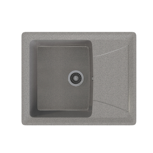Мойка ML-GMS03 СТАНДАРТ с крылом, темно-серый (309), 605*495*190мм