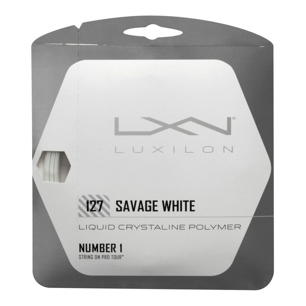 Струны теннисные Luxilon Savage White String Set 12,2m - White