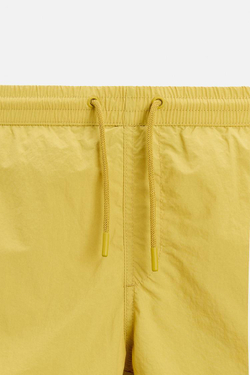 ZARA ПЛАВКИ ИЗ ВЫСОКОТЕХНОЛОГИЧНОЙ ТКАНИ, ЦВЕТ ОЛИВКОВОГО МАСЛА