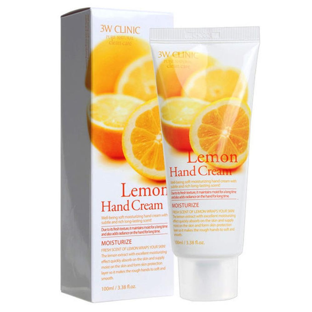 Крем для рук 3W Clinic Lemon Hand Cream с Лимоном 100 мл