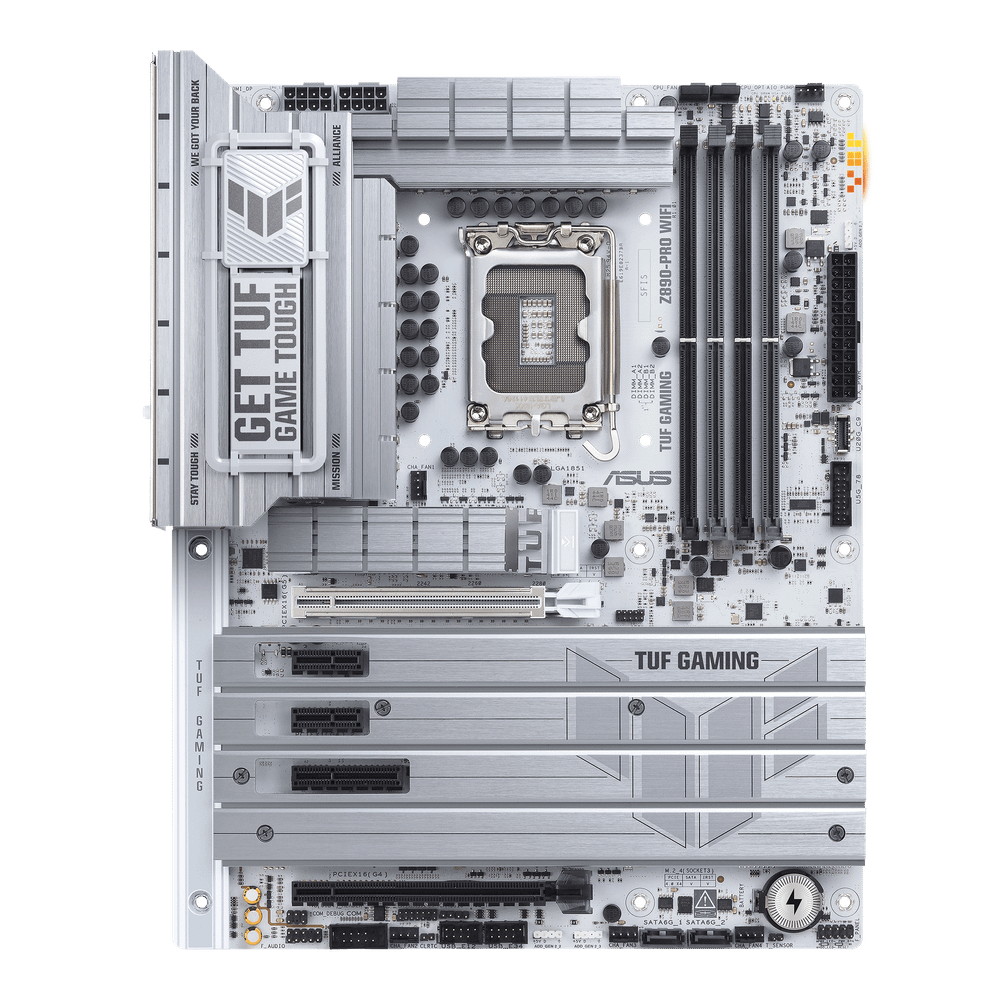 Материнская плата ASUS TUF GAMING Z890-PRO WIFI, LGA1851 Z890 4xDDR5 4xSATA3 4xM.2 HDMI DP USB-C ATX