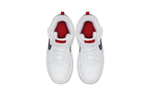 Middle-aged children's Nike Mid non-slip shock absorption wear-resistant lightweight mid-top sneakers white and black