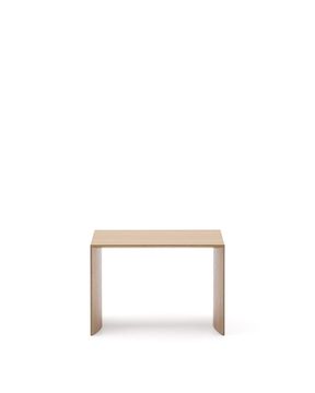 Litto Приставной столик из шпона дуба натурального цвета 55 x 40 см
