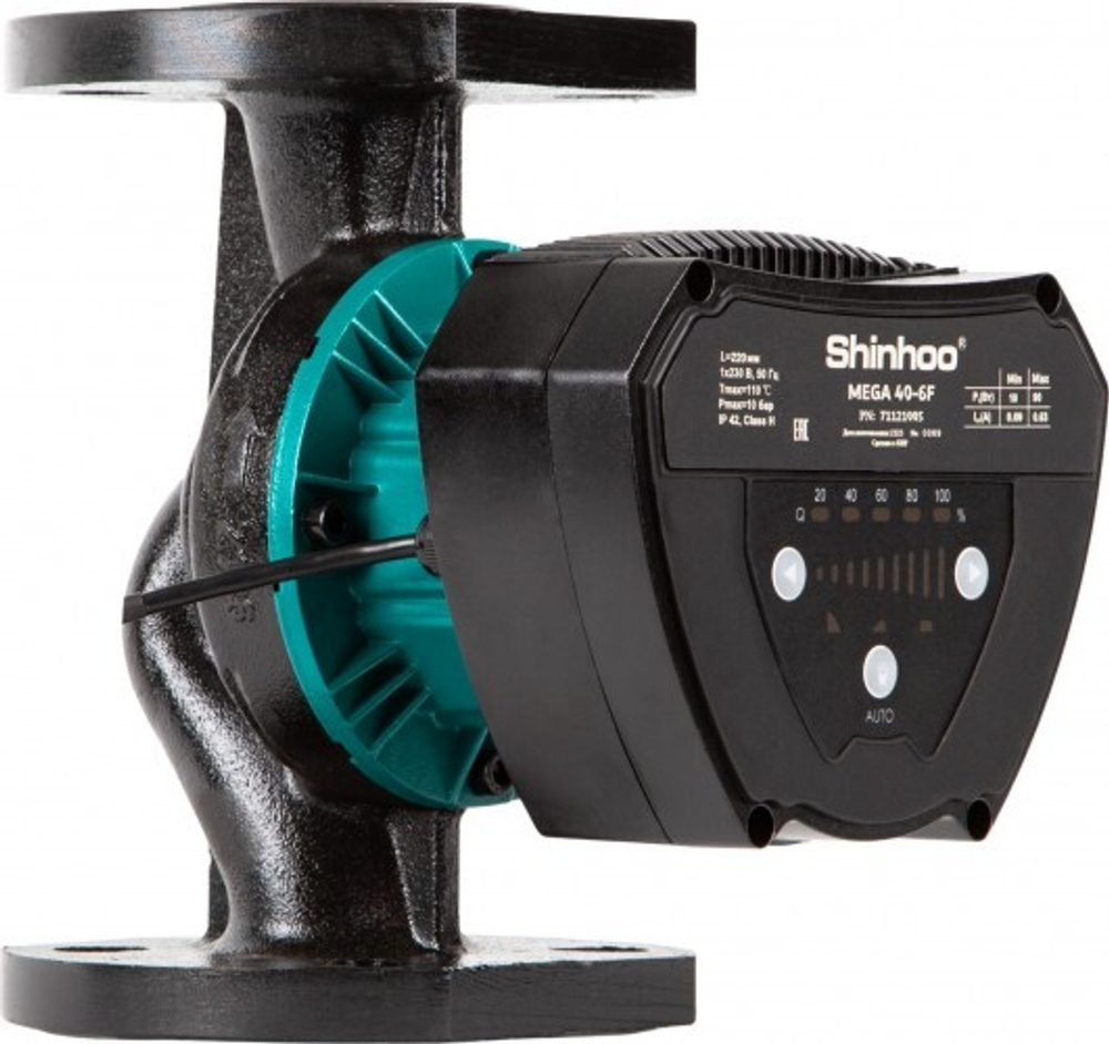 Насос циркуляционный SHINHOO MEGA 40-6F 71121005