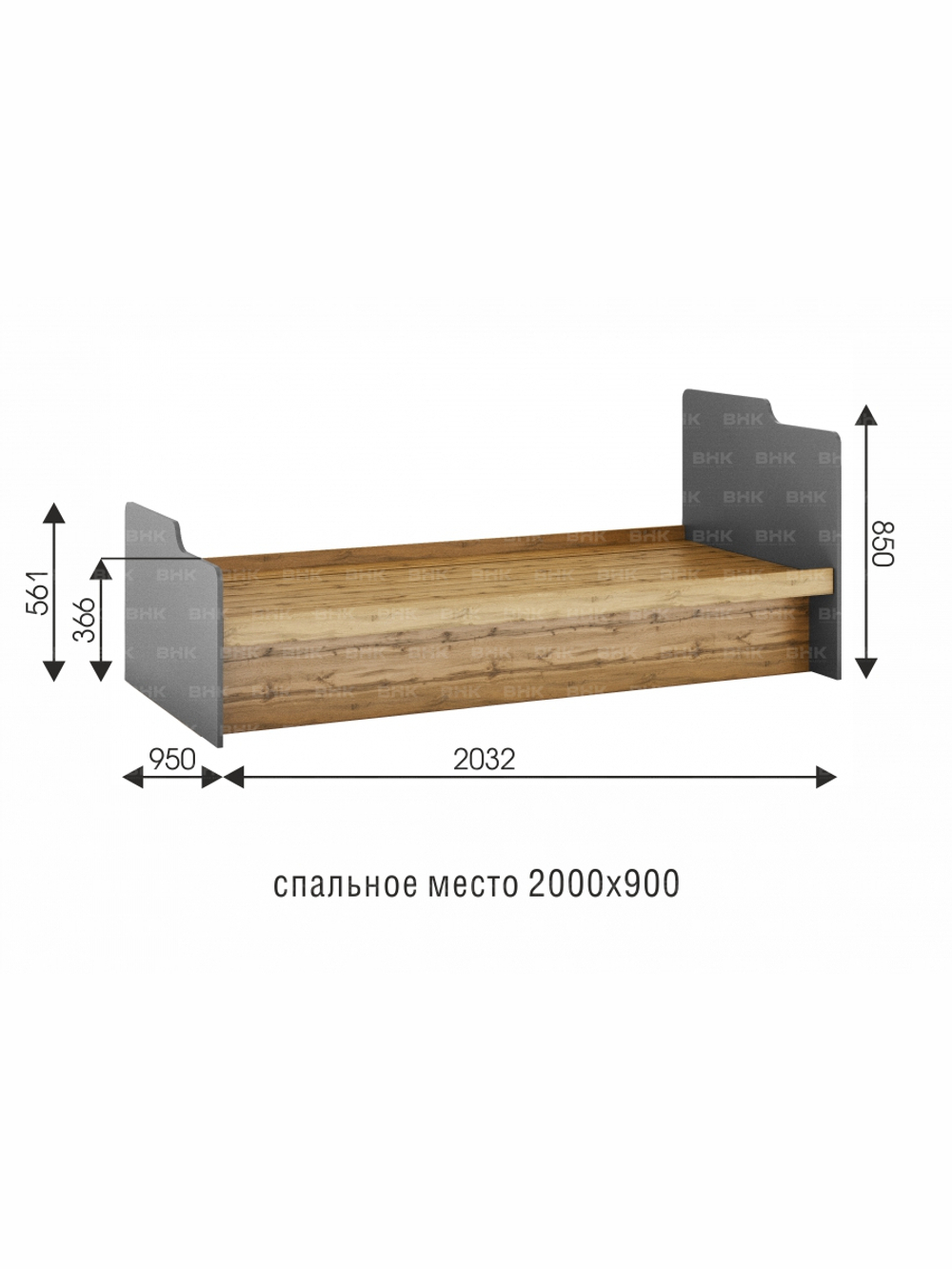 Кровать Харви (Э2)