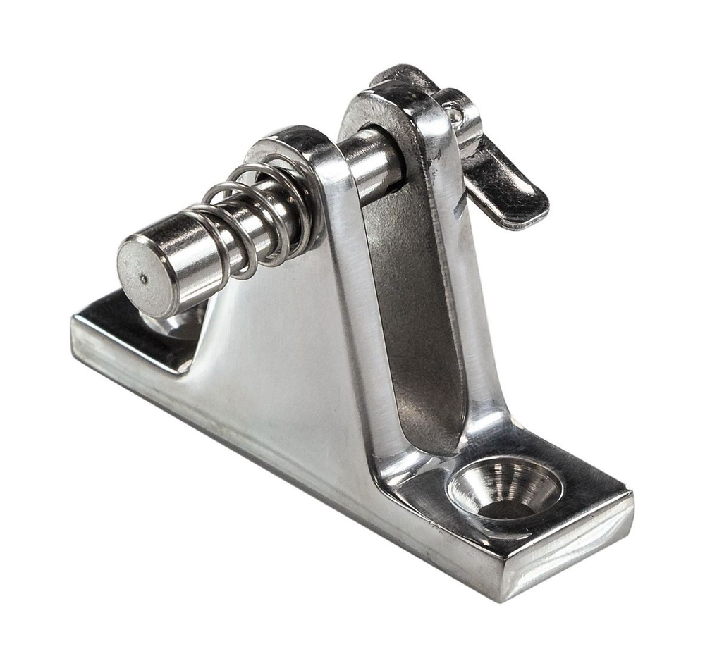 Кронштейн палубный 75 град, с подпружинненым штифтом, ровное основание, Marine Rocket