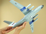 Модель самолета Ил-76МД (М1:100, АЭРОФЛОТ, RA-78850)