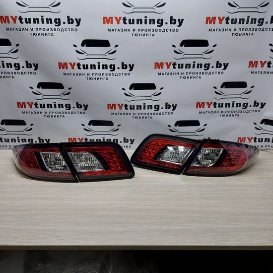 Задние фонари BLACK LED для Mazda 6 GG sedan