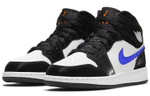 Jordan 1 Mid Black Racer Blue White GS