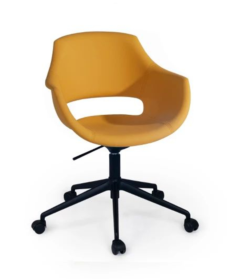 Кресло офисное на колесах с обивкой Papatya Opal Chief D