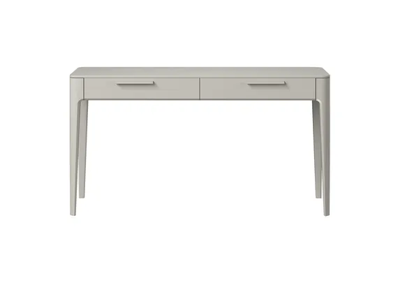 Консоль Type oak 2 ящика ширина 140 см (серо-бежевый)
