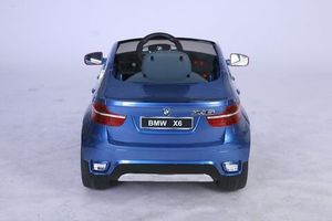 Детский электромобиль Joy Automatic BMW X6 синий