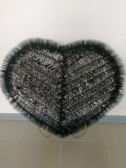 Фон Венок СЕРДЦЕ новое (ёлка/ёрш) 30072