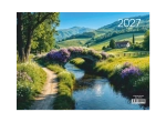 Календарь настен. 3-х бл. квартальный 2027 LAMARK "ГОРНАЯ РЕЧКА" 01114