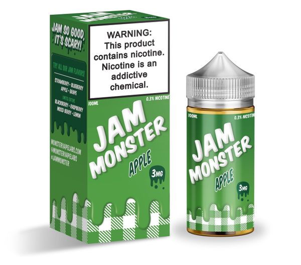 Купить Жидкость JAM MONSTER Original - Apple (100ml)