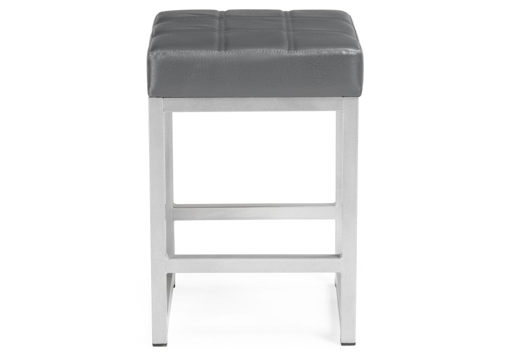 Табурет Khurkroks серый полимер / светлый мусс