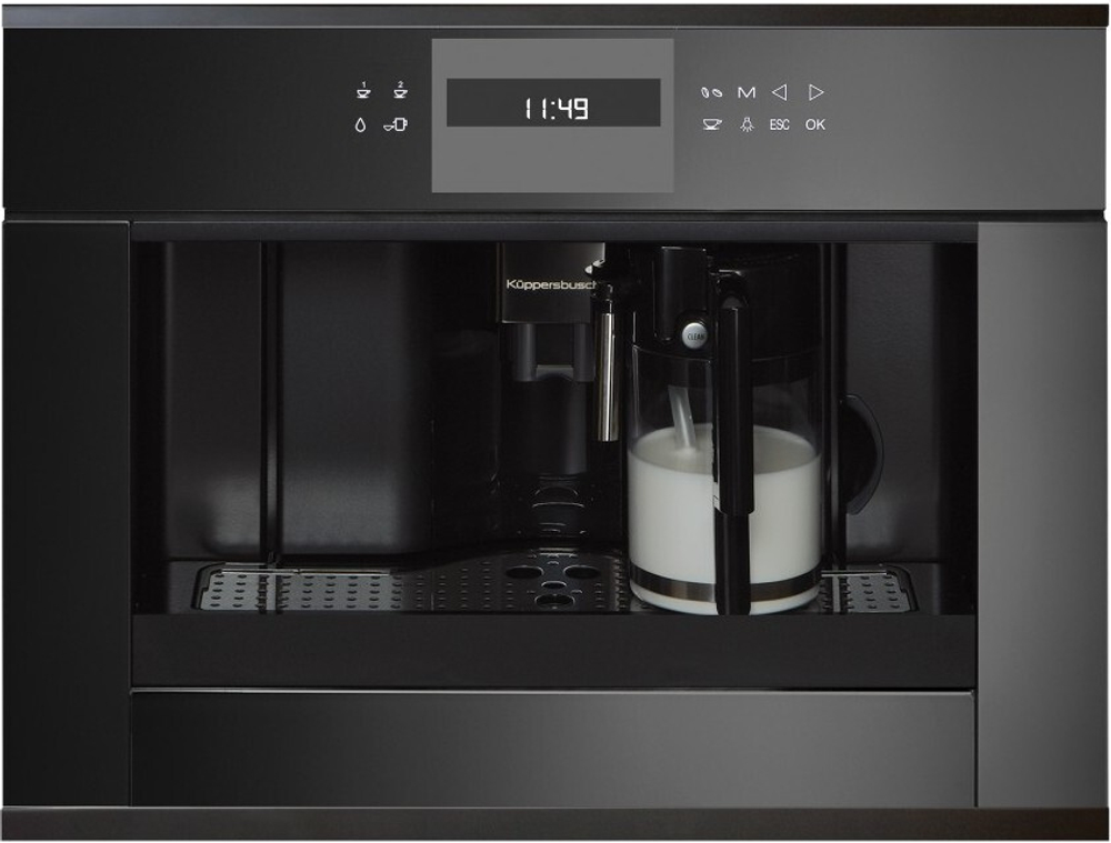 Встраиваемая кофемашина Kuppersbusch CKV 6550.0 S2 Black Chrome