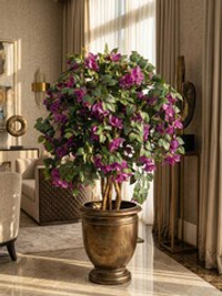 Искусственная Бугенвиллия 110см в кашпо