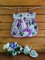 Набор кухонных полотенец, 3 шт , 45х60 см , рогожка