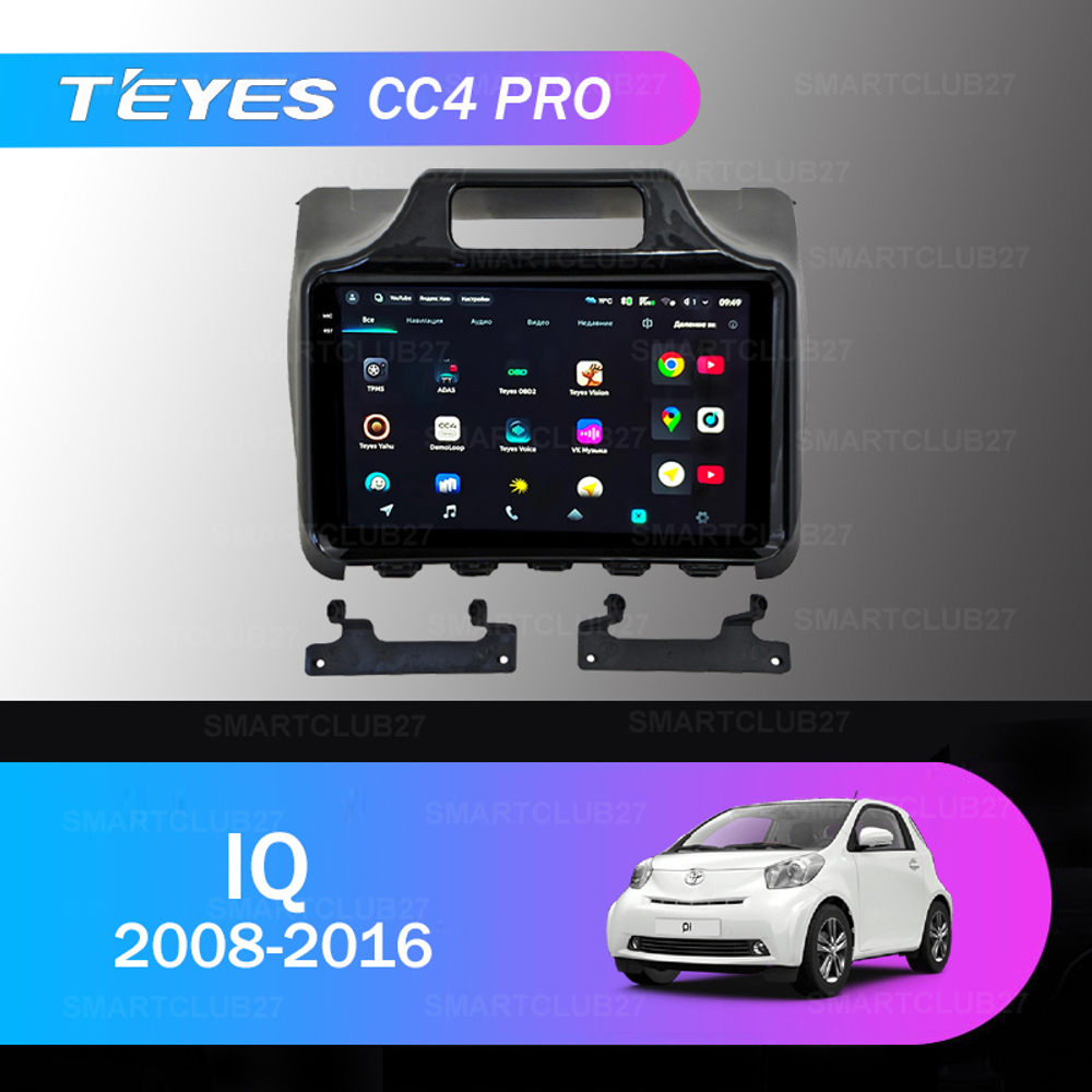 Teyes CC4 Pro 9" для Toyota IQ 2008-2016