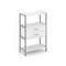 Shelf System Односекционный стеллаж трехярусный с ящиками SN.STM-312 Белый/Металл Серый 810*400*1246