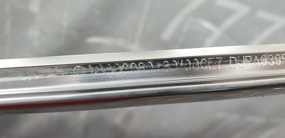 Молдинг двери передней левой Mercedes S (W222) 13-20 Б/У Оригинал A2226980180