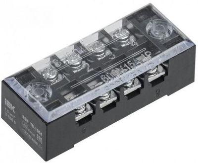 Блок зажимов БЗН ТВ-1504 1,5 мм2 15A 4 пары IEK - 4 шт