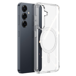 Усиленный прозрачный чехол с MagSafe от Dux Ducis для Samsung Galaxy S25+, серия Clin Mag Series Case
