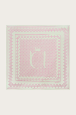 Платок из полиэстера с авторским принтом 90*90