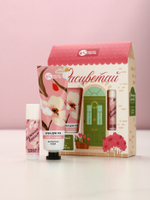 Подарочный набор «Расцветай», крем для рук 30 мл и бальзам для губ 10 г, Чистое счастье