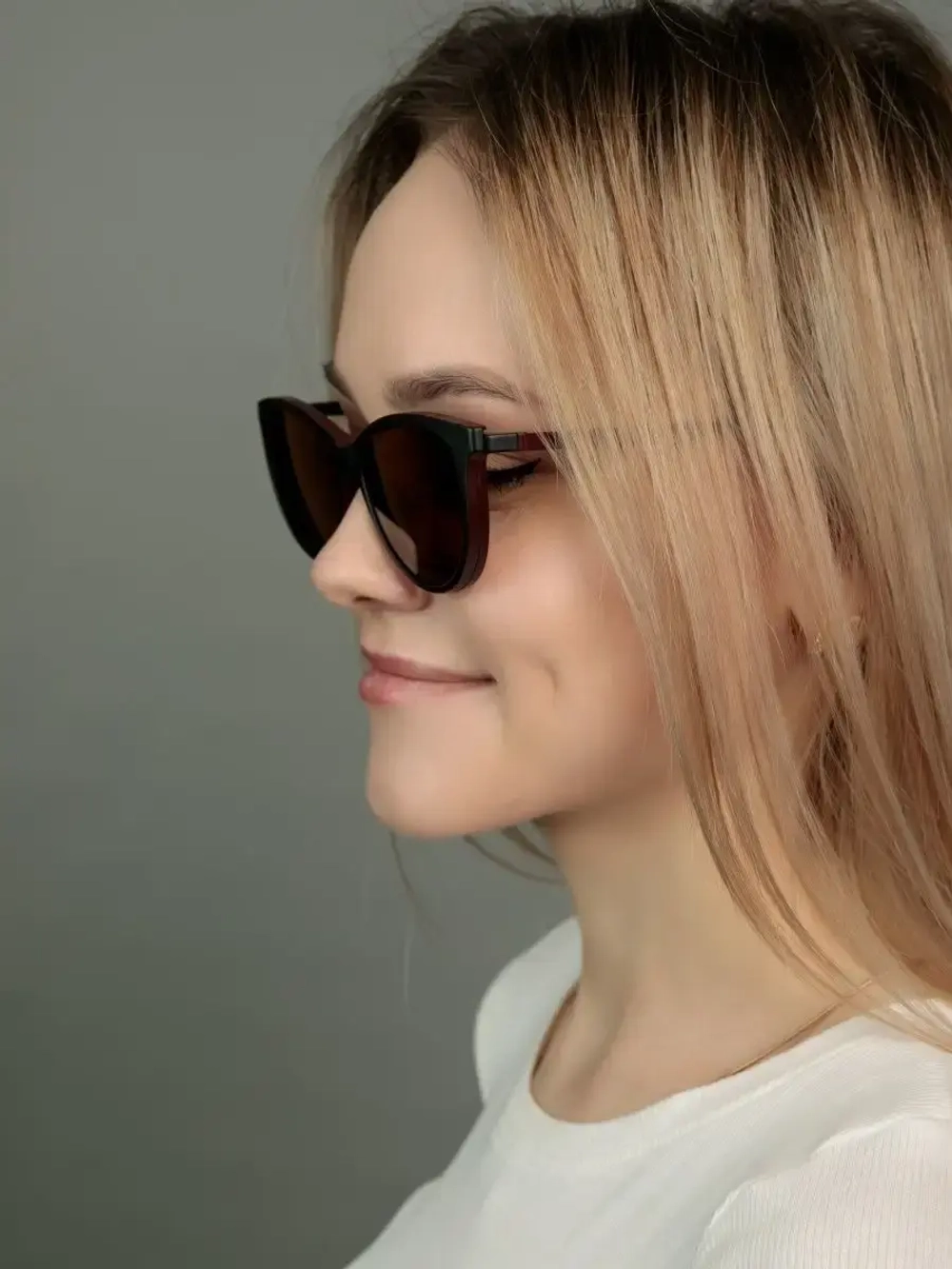 Оправа для очков с магнитными накладками 4в1