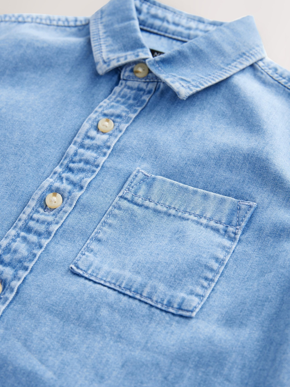 Рубашка джинсовая для мальчика Next E31-740, Синий