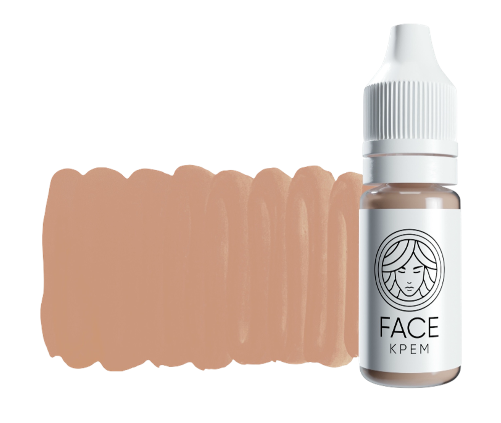 Перманентный пигмент FACE КРЕМ, 6мл