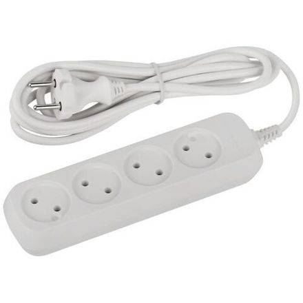 Удлинитель 4х3м без заземл. ПВС 2х0.75 UDL-10-430 Greenline Эра Б0065050