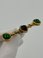 Брошь Chanel с вставкми Gripoix