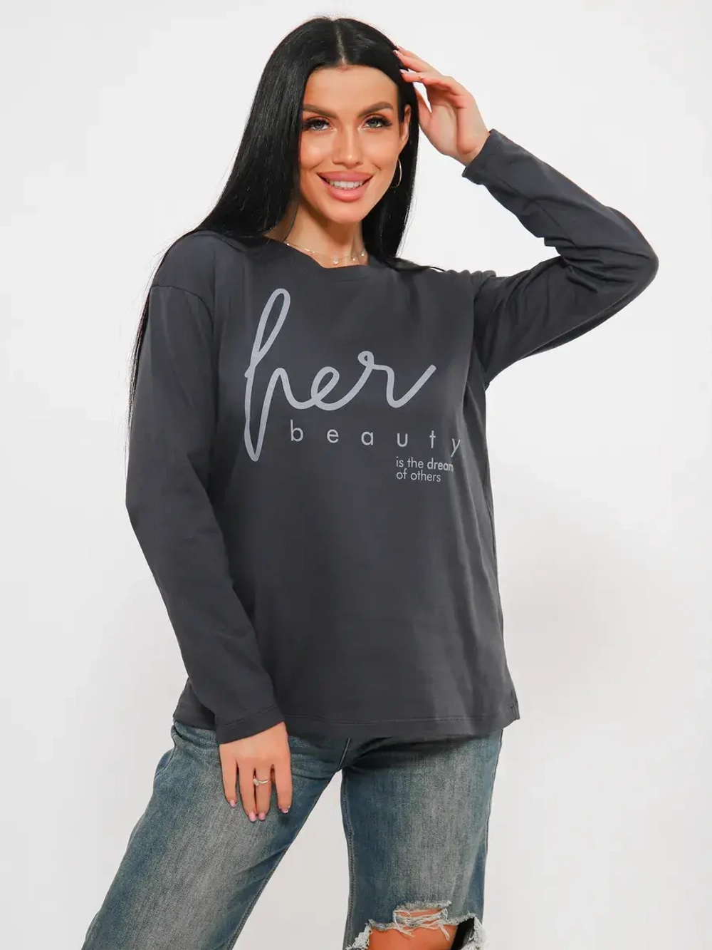 Лонгслив большие размеры