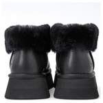 Ugg Funkette Platform Boots Leather Black