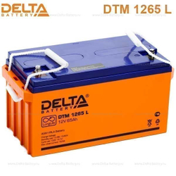 Аккумуляторная батарея Delta DTM 1265 L (12V / 65Ah)
